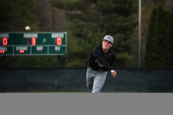 Dublin Coffman vs Dublin Jerome baseball 04242523 Gabe Haferman34
